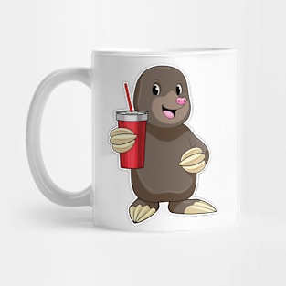 Mole with Drinking mug Mug